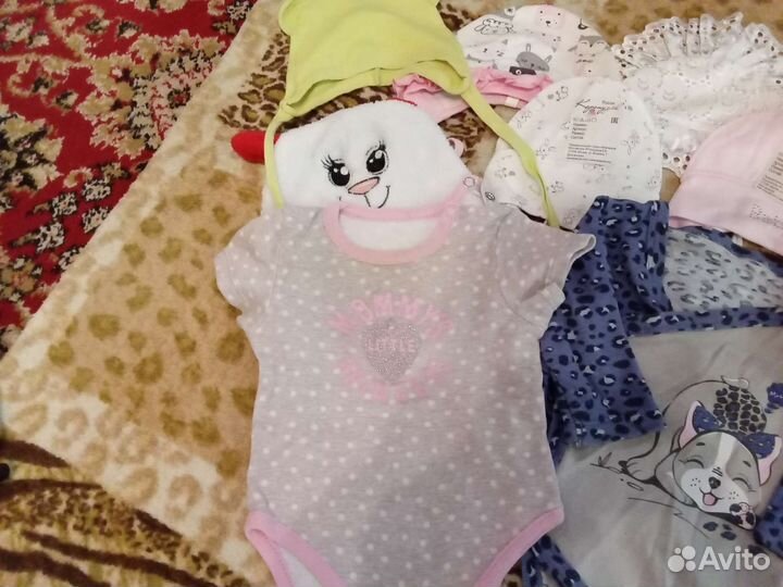Детские вещи пакетом для девочек от 0 до 3 месяцев