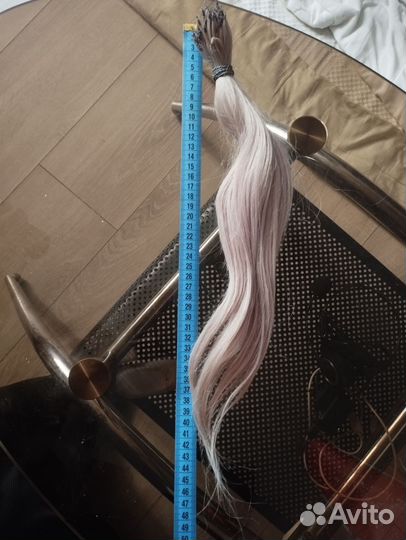 Волосы для наращивания блонд