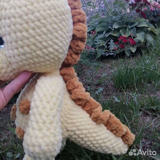 Мягкая игрушка динозавр (дракон)