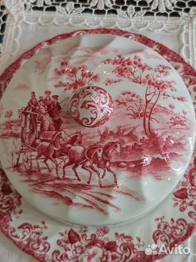 Масленка соусник фарфор