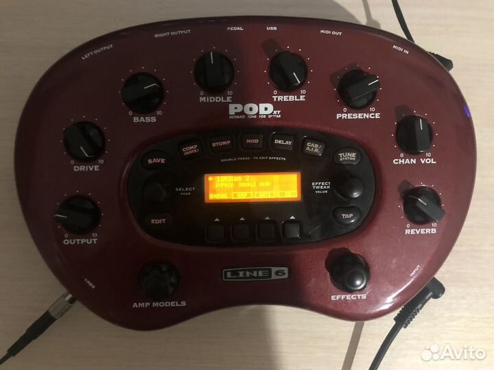Гитарный процессор Line 6 pod xt