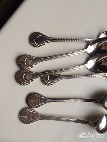 Ложки чайные новые с серебром