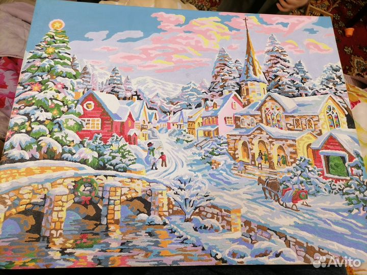 Готовая картина по номерам