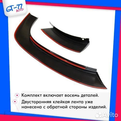 Накладки на арки renault duster