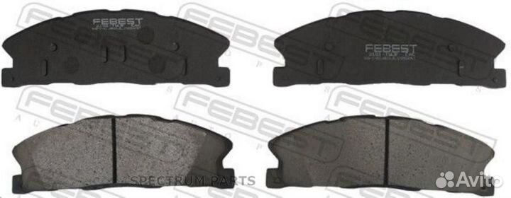 Febest 2101twjf колодки тормозные передние
