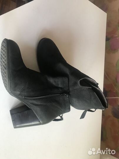 Осенние ботиночки кожаные женские 36