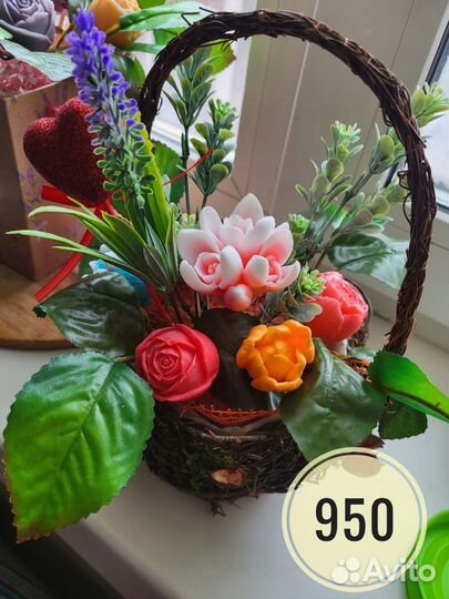 Букет из мыла ручной работы