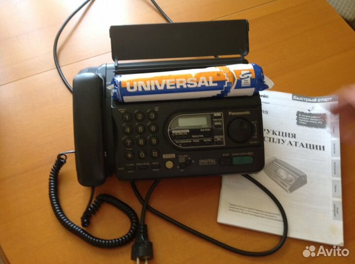 Телефон факс panasonic