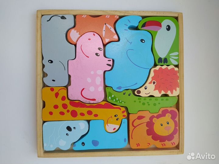 Развивающие деревянные игрушки пакетом