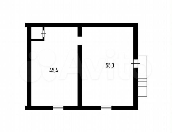 Торгово-офисное помещение, 100 м²