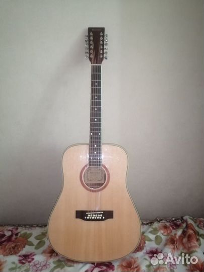 12 струнная Акустическая гитара