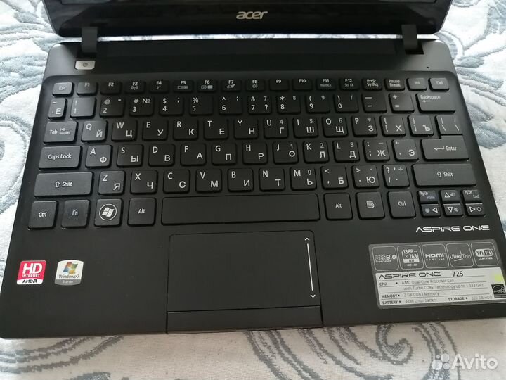 Ноутбук Acer Aspire One