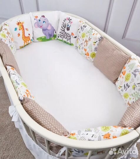 Бортики подушки в кроватку Новые
