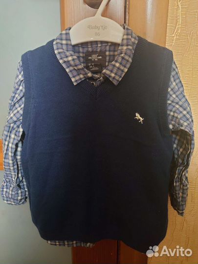 Рубашка с жилеткой