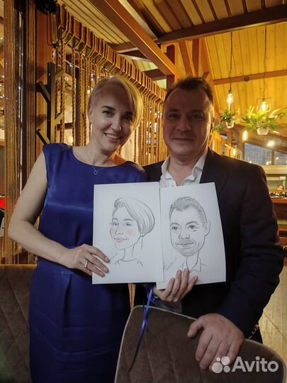 Шаржи на мероприятиях