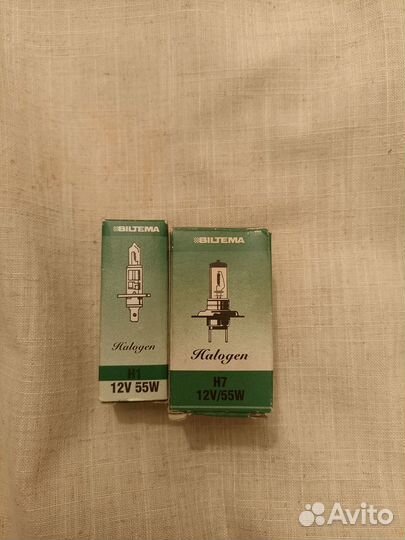 Лампочки H1 и H7