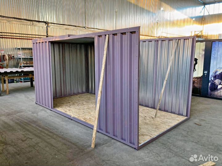 Сарай металлический