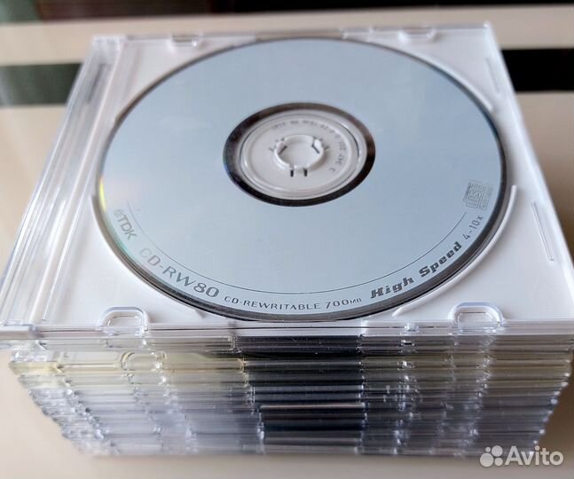 Перезаписываемые CD-RW 700mb TDK, Verbatim