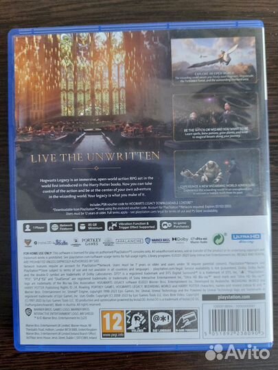 Hogwarts legacy ps5 диск