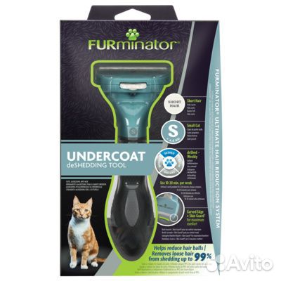FURminator Фурминатор S для маленьких Кошек c коро