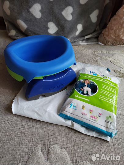 Горшок дорожный Potette Plus + сменные пакеты