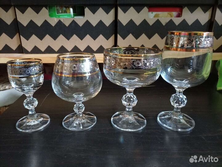 Наборы bohemia claudia цветочный узор на платине