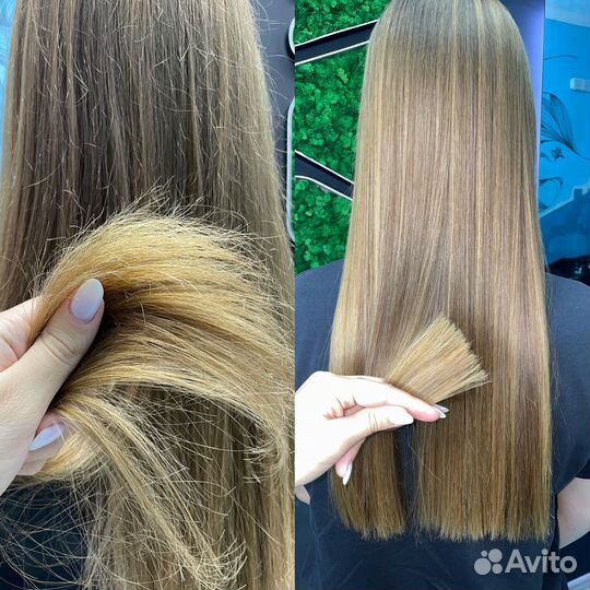 Модель на кератиновое выпрямление