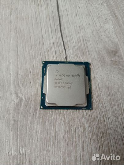 Процессор intel Pentium g4560