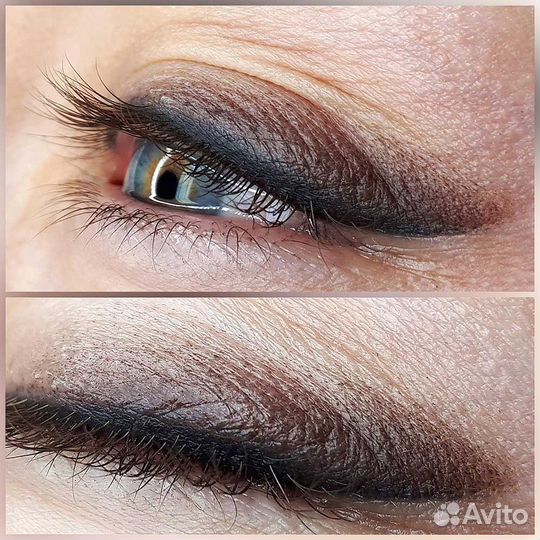 Перманентный макияж век