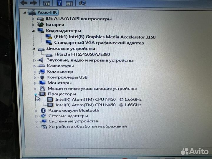 Нетбук asus Eee PC 1015PE-BLK047S