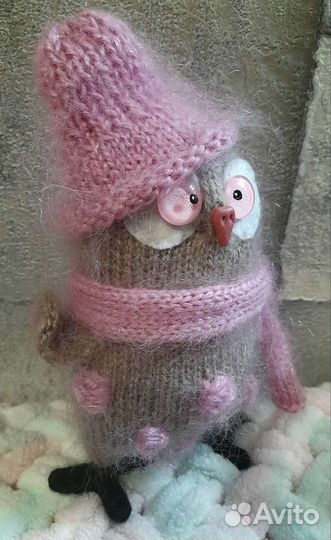 Вязаная сова амигуруми