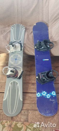 Сноуборды с креплениями
