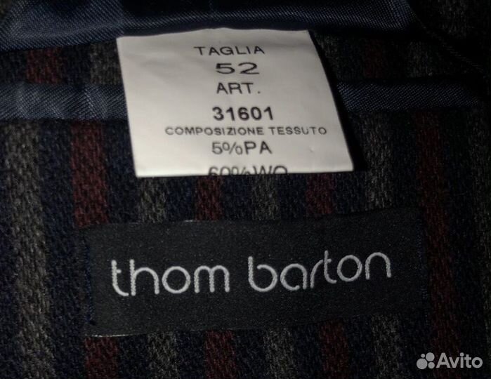 Thom Barton пиджак