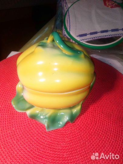 Масленка фарфор СССР