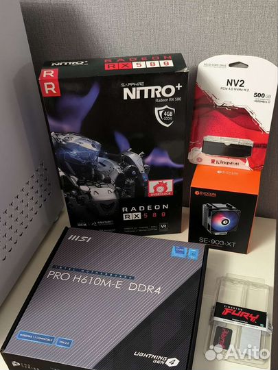 Системный блок 12100F+RX580