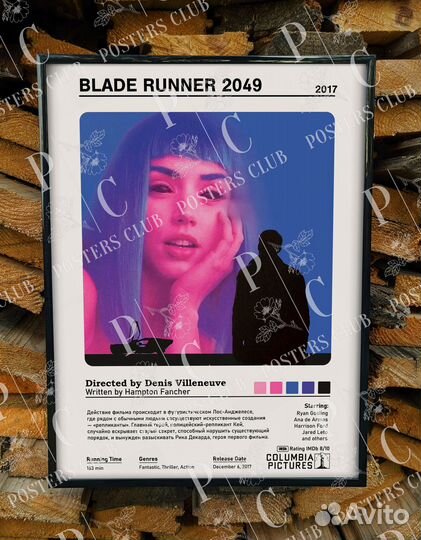 Постер Бегущий по Лезвию 2049