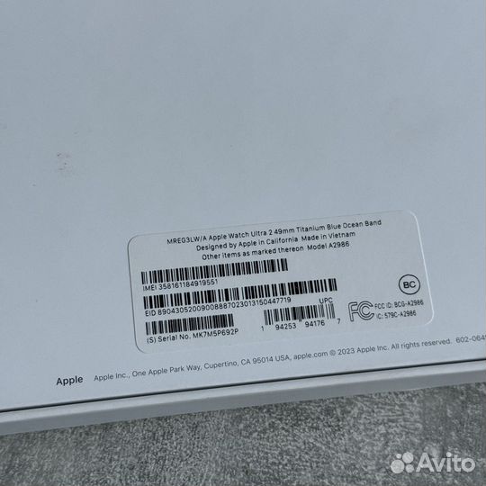 Apple Watch Ultra 2 49mm идеал, куплены 30.05.24