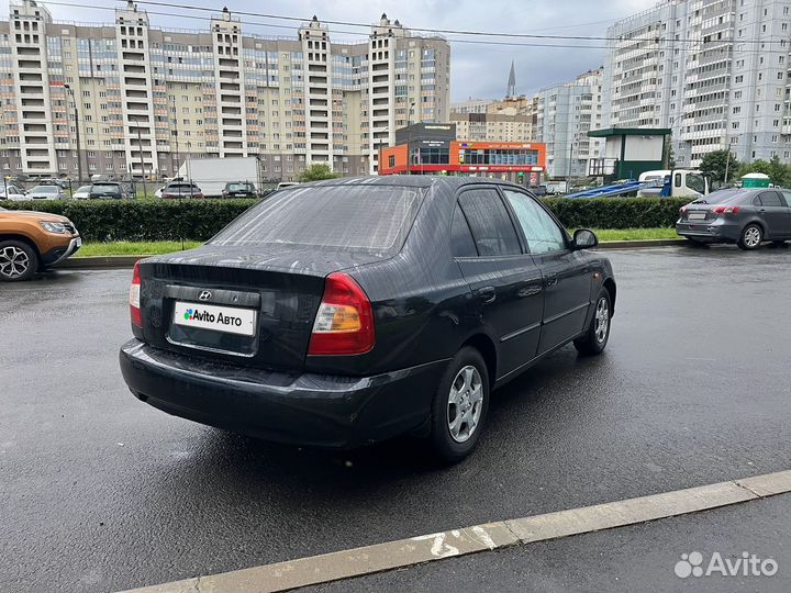 Hyundai Accent 1.5 AT, 2005, 260 000 км