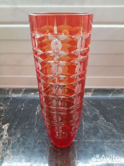 Предметы сервировки, красное стекло, СССР