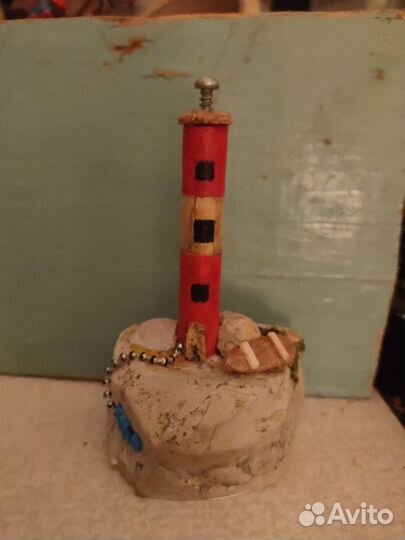 Рукодельная работа, декор. Маяк