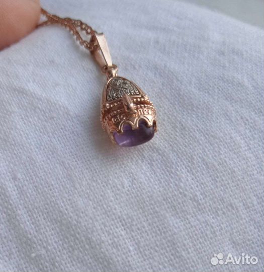 Золотой кулон подвеска