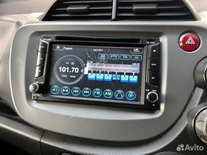 Переходная рамка на Honda Fit 2008