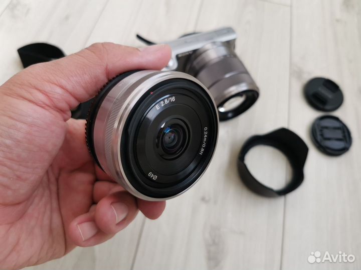 Sony Nex 5 18-55 и 16 2.8