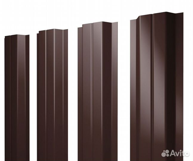 Евроштакетник (штакетник) П-образный