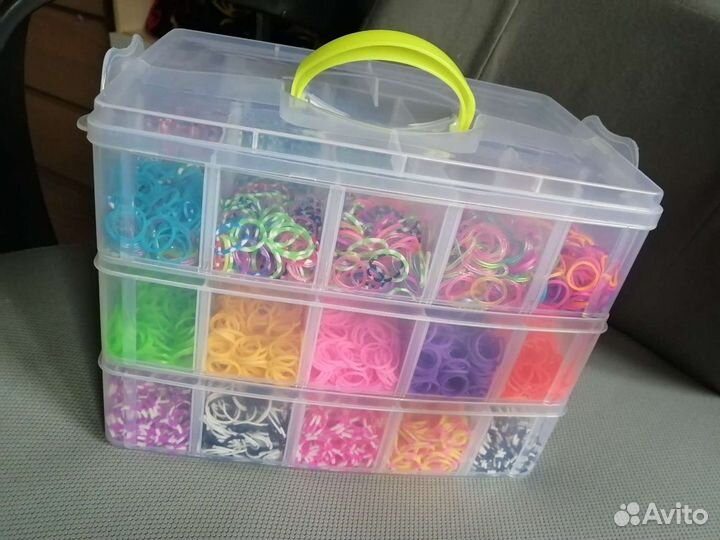 Трехэтажный набор для плетения браслетов