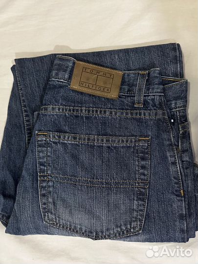 Tommy hilfiger джинсы широкие мужские
