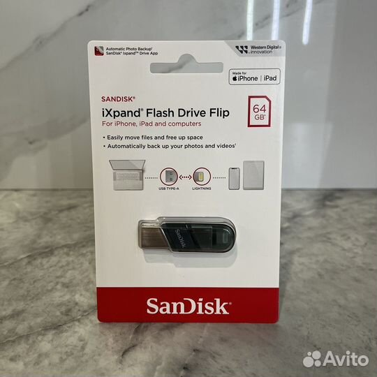 Флешка для iPhone SanDisk iXpand Flash Drive 64GB