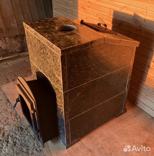 Печь для бани в облицовке