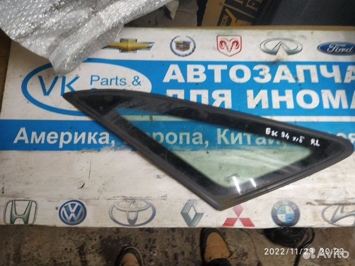 Стекло заднее левое Ford Escort хетчбек 90-00