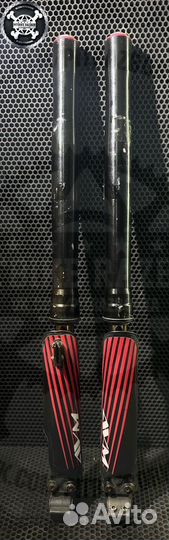 Передняя подвеска с регулировками на питбайк